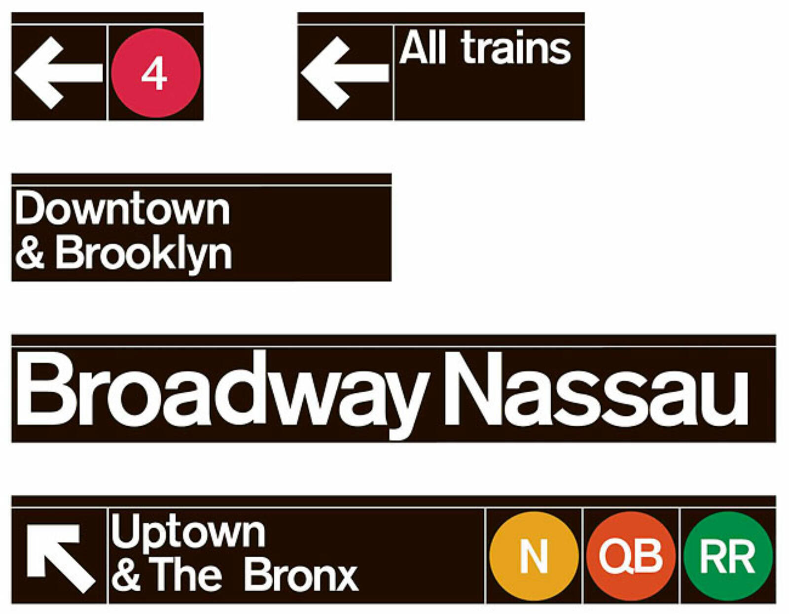 New York City subway – Alliance Graphique Internationale