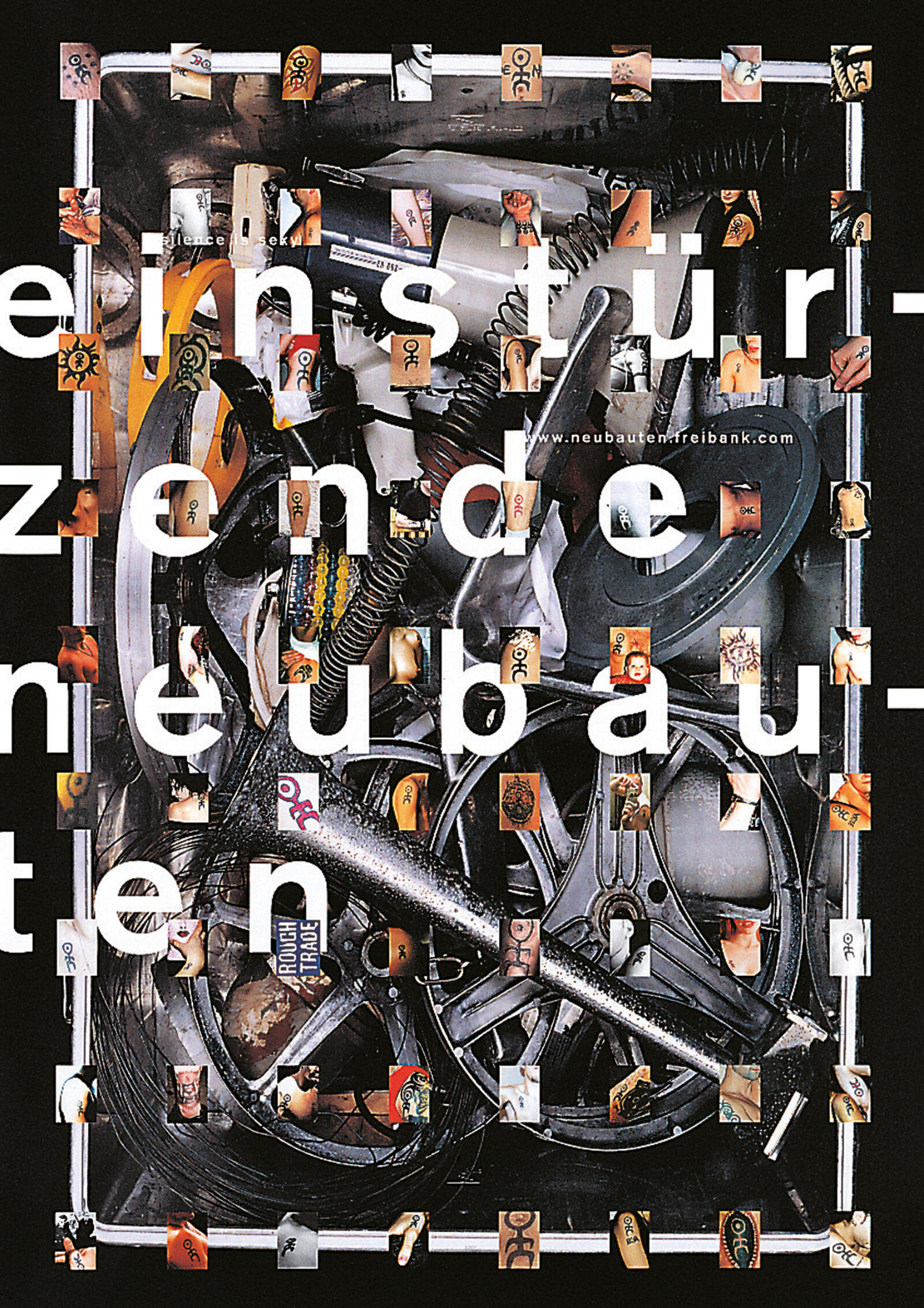 Gerwin Schmidt, Poster, “Einstürzende Neubauten”, (with Béla