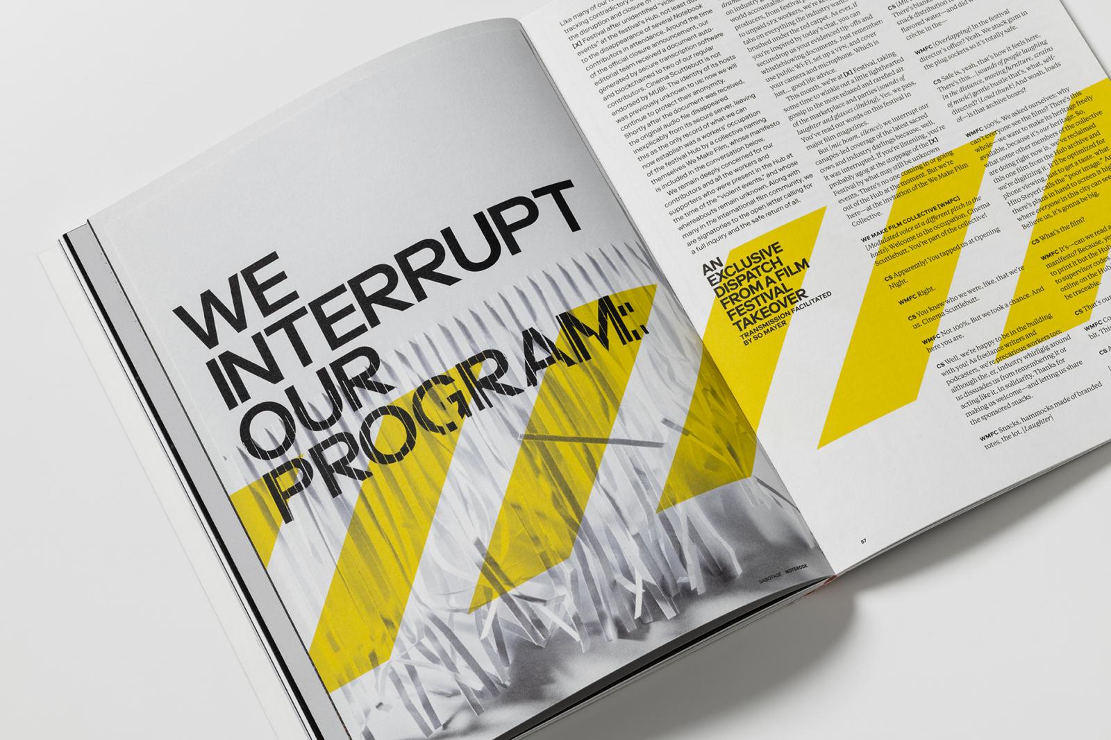 NOTEBOOK Issue 3 – Alliance Graphique Internationale (AGI) – 512