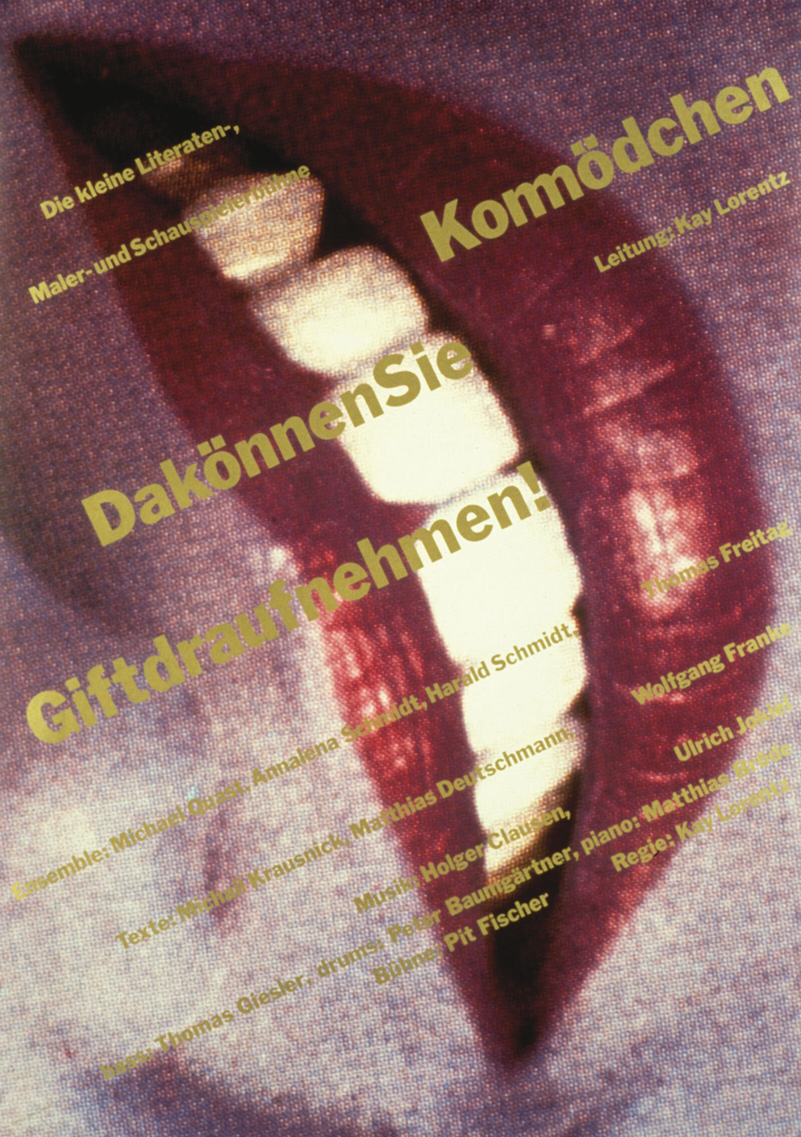 Poster for the political cabaret 