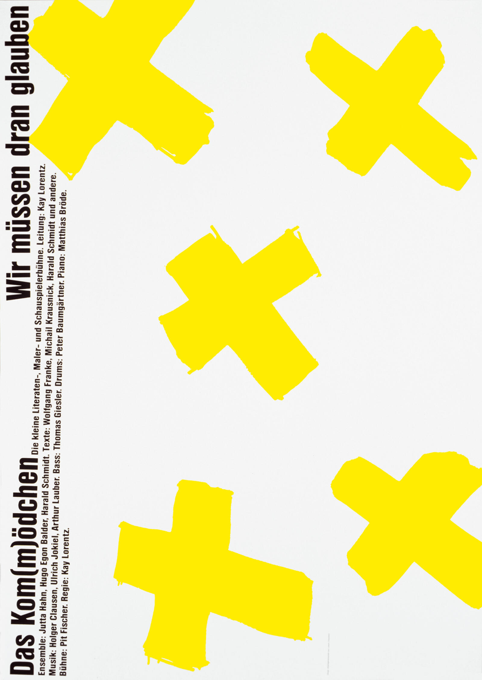 Poster for the political cabaret 