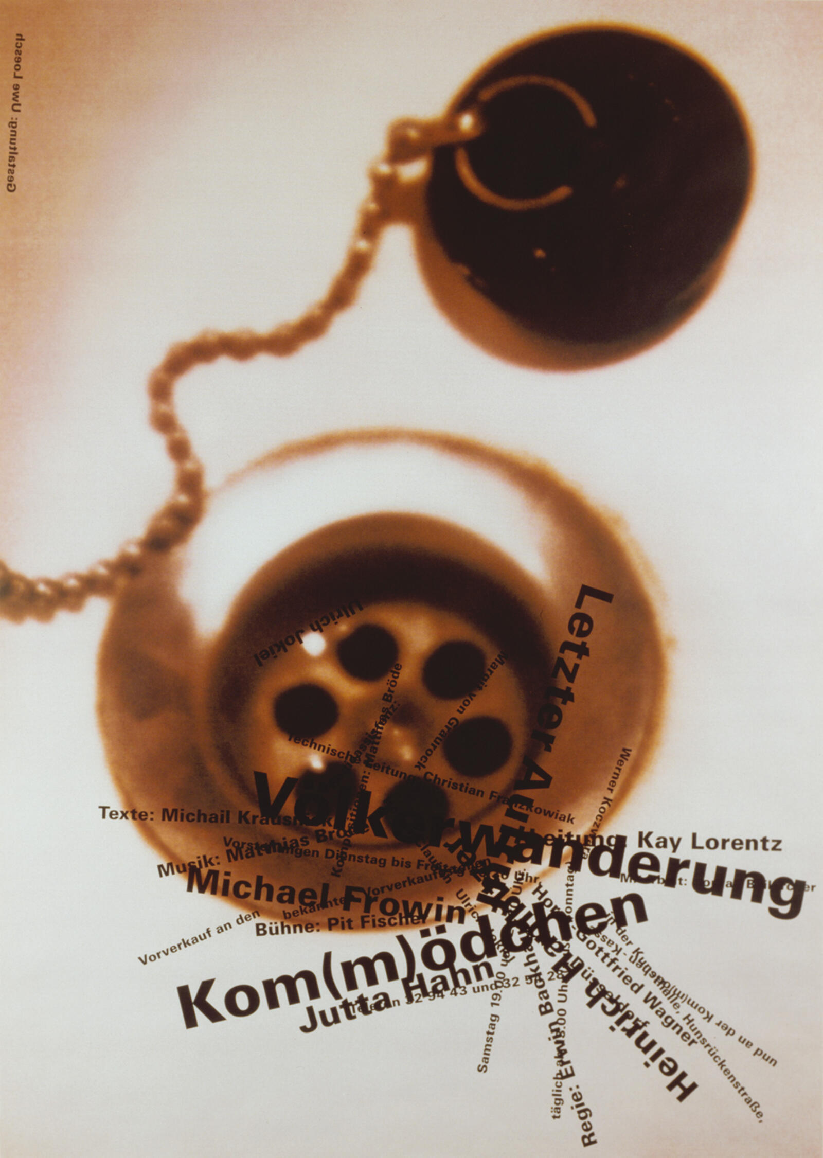 Poster for the political cabaret 