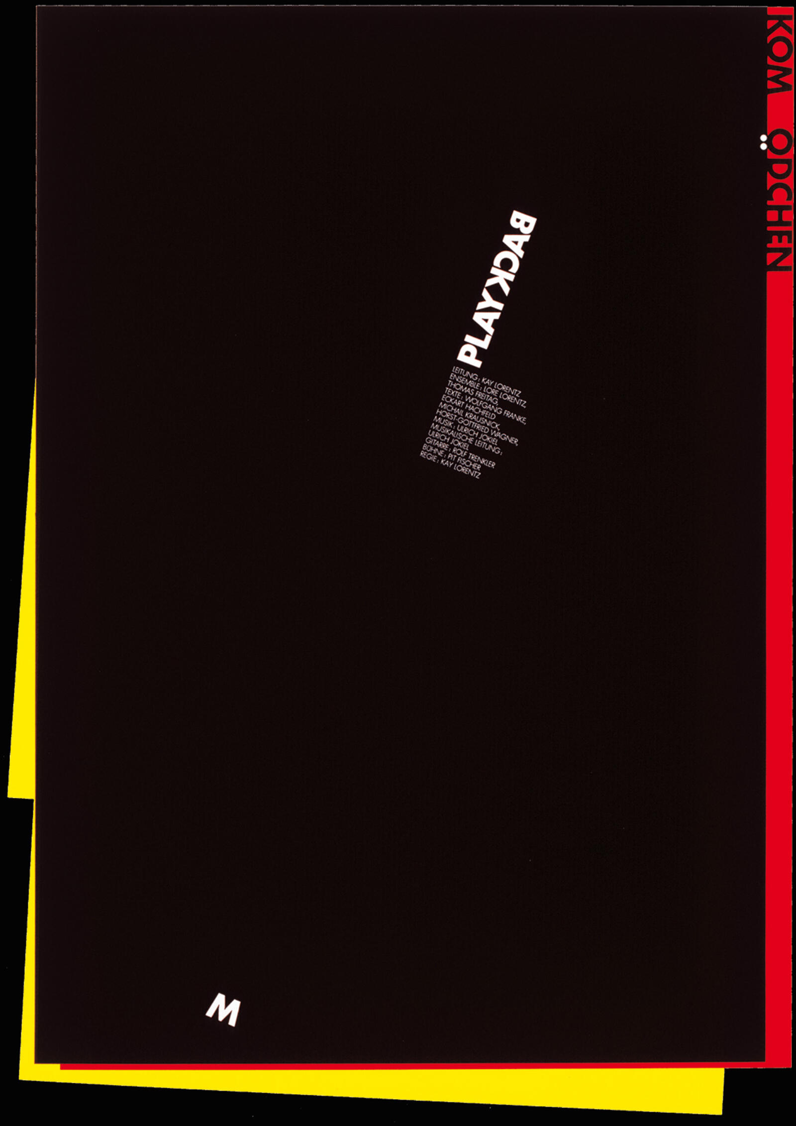 Poster for the political cabaret 